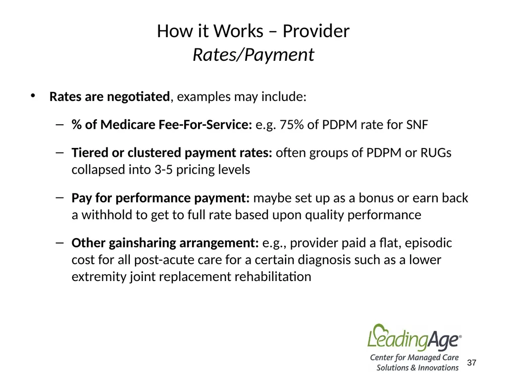 Medicare Advantage 101 July 2022 Overview In 2012, - slide 37 of 61
