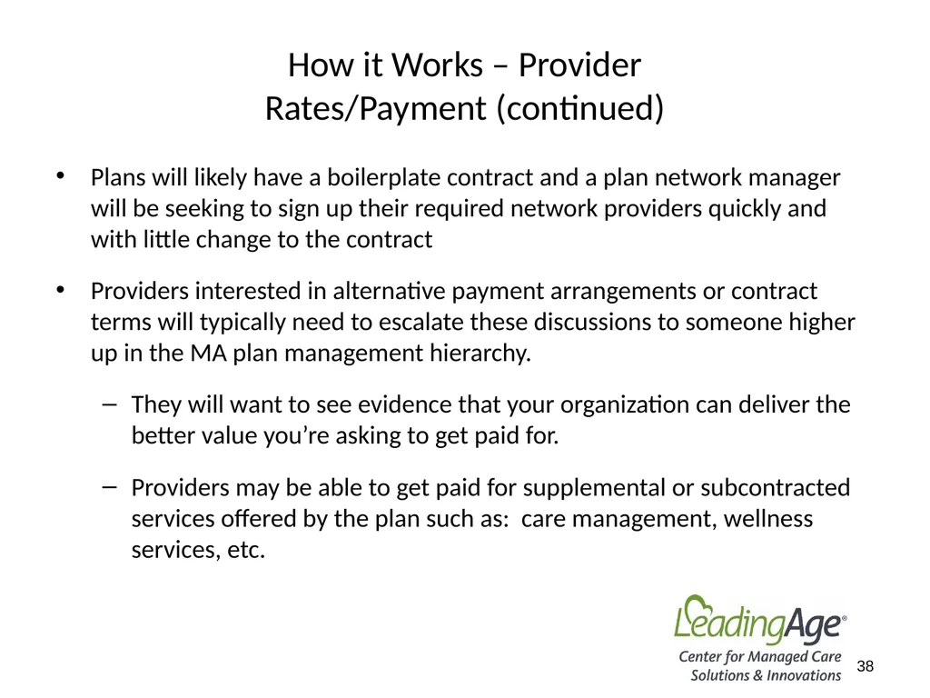 Medicare Advantage 101 July 2022 Overview In 2012, - slide 38 of 61