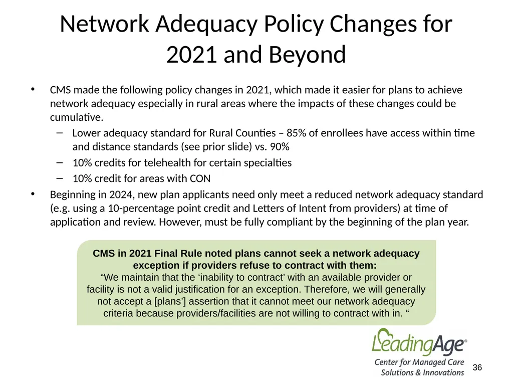 Medicare Advantage 101 July 2022 Overview In 2012, - slide 36 of 61