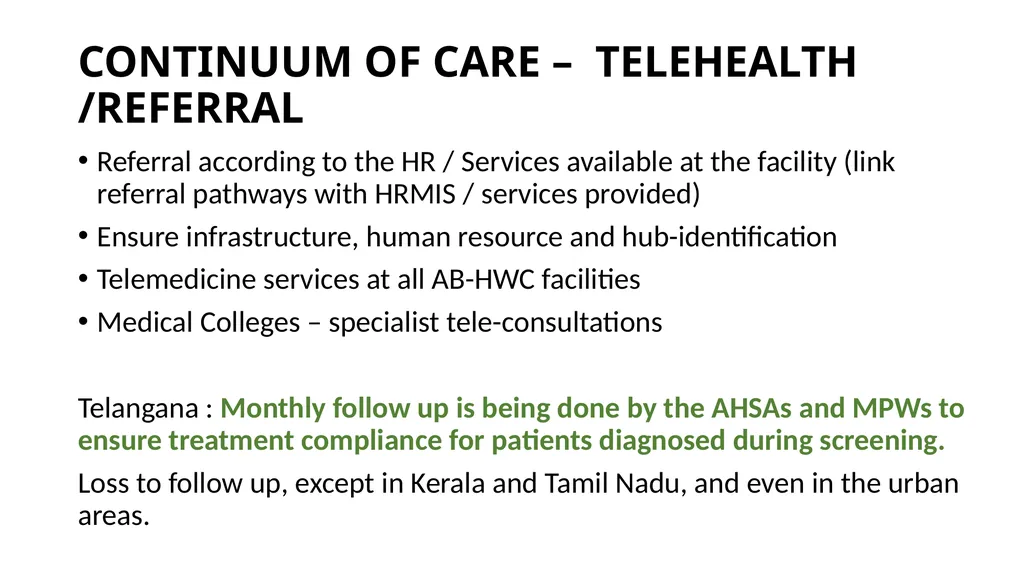 Ayushman bharat – health and wellness centres - slide 24 of 27