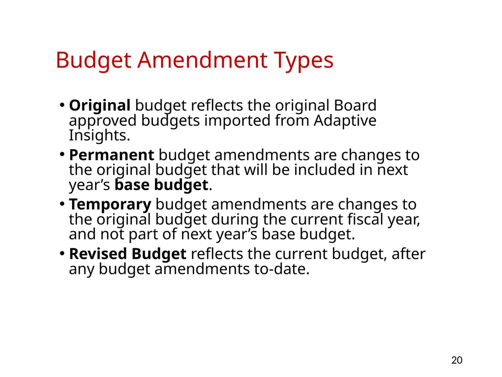 Budgeting at Montclair State University Overview - slide 20 of 21