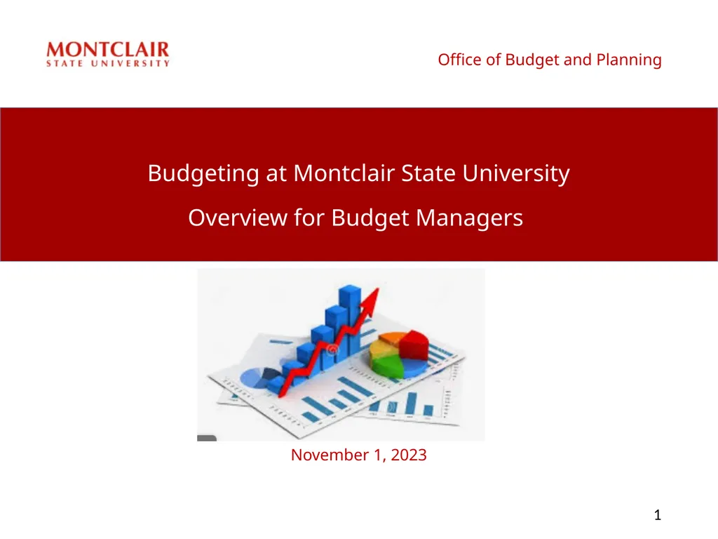 Budgeting at Montclair State University Overview - slide 1 of 21