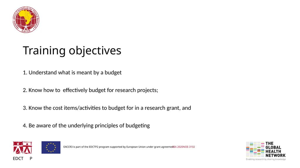 Budgeting and Funding for Research What funders - slide 2 of 21