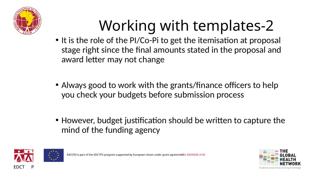 Budgeting and Funding for Research What funders - slide 15 of 21