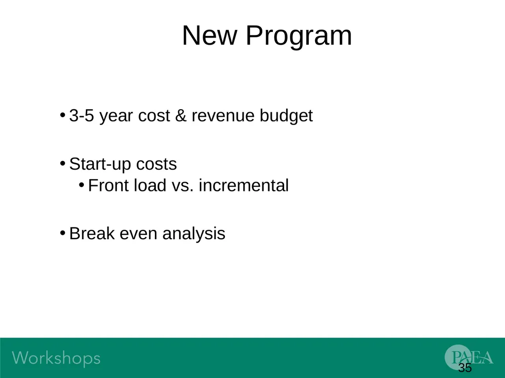 Financial Management and Budgeting Sandra Banas - slide 35 of 38