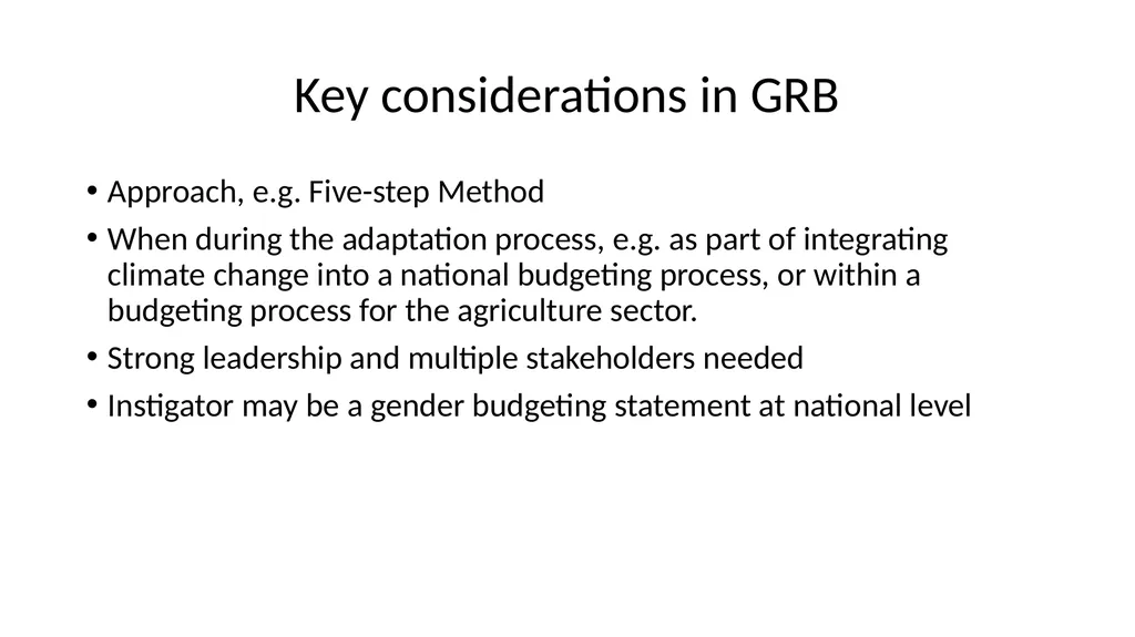 Unit 4.2: Gender-responsive budgeting Gender in - slide 6 of 9