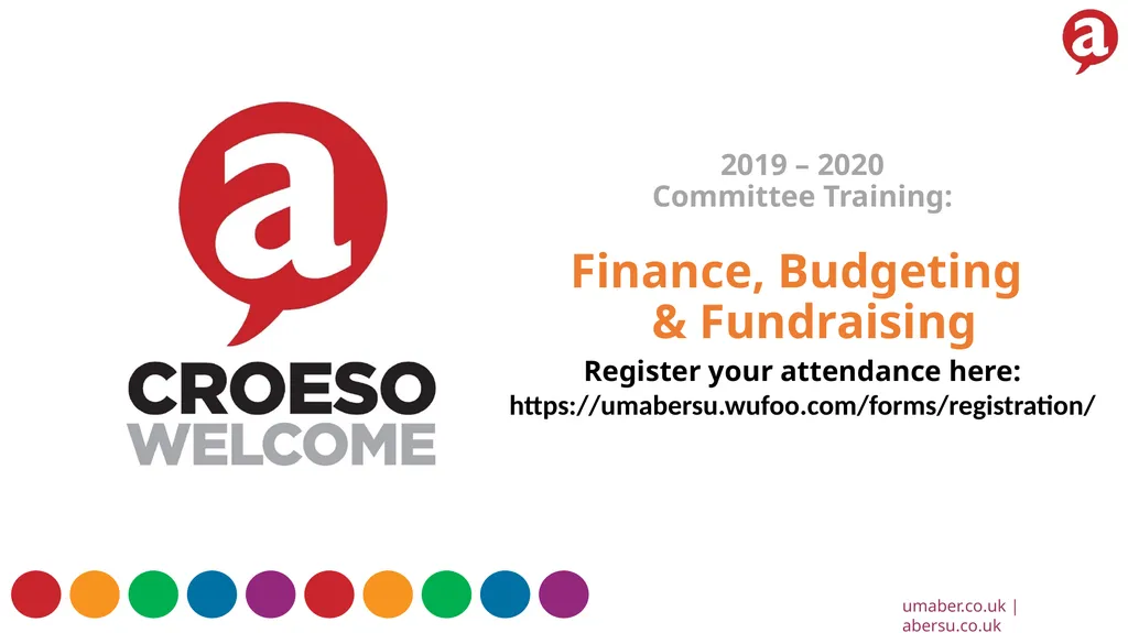 2019 – 2020 Committee Training: Finance, Budgeting - slide 1 of 12