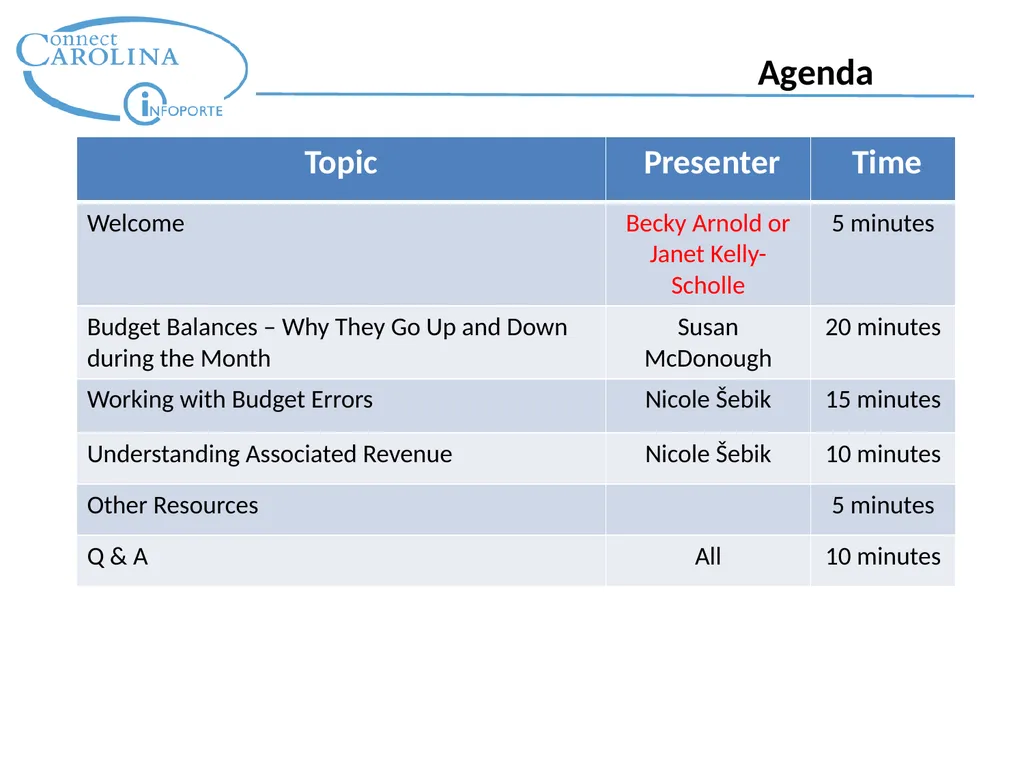 Finance Topic: Budget Balances and Errors - slide 2 of 49