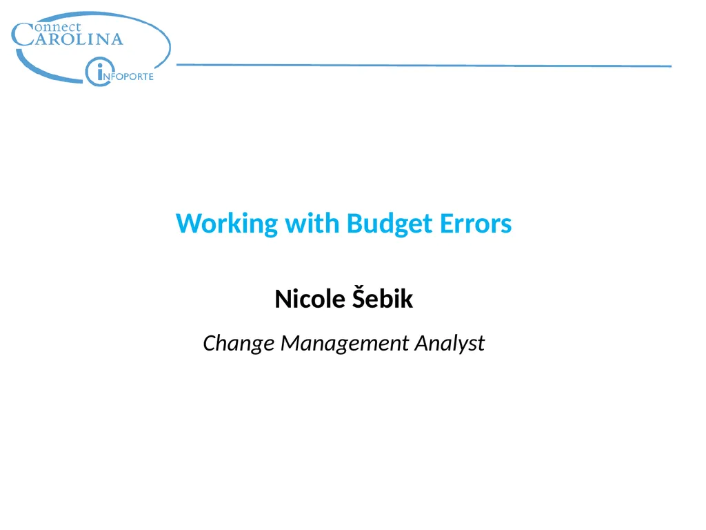 Finance Topic: Budget Balances and Errors - slide 24 of 49