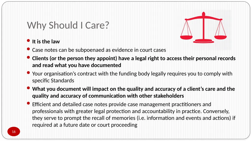 Presented by Lorraine Poulos Professionalising - slide 16 of 24