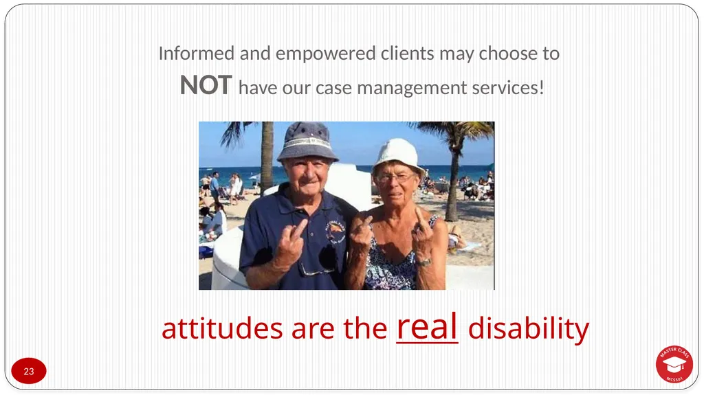 Presented by Lorraine Poulos Professionalising - slide 23 of 24