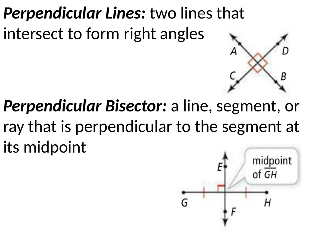 1-6 Basic Constructions Straight edge: a ruler - slide 7 of 10