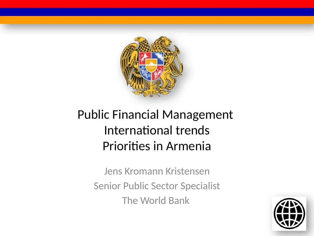 Public Financial Management International trends