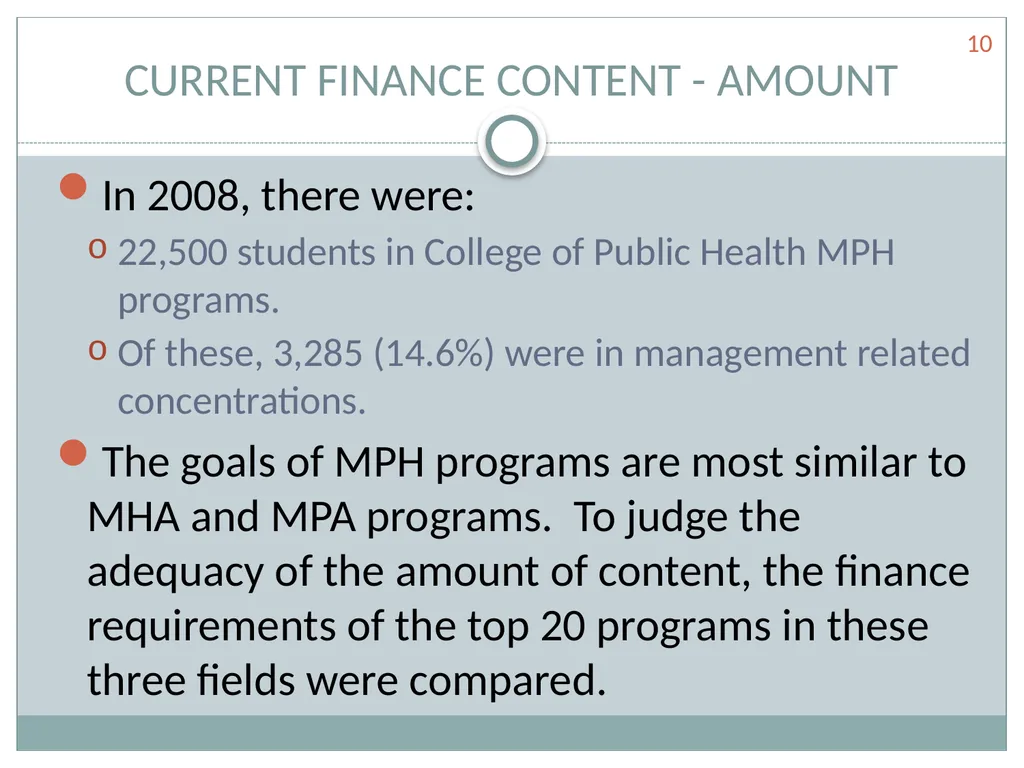 Are we getting the job done? TEACHING FINANCIAL - slide 10 of 20