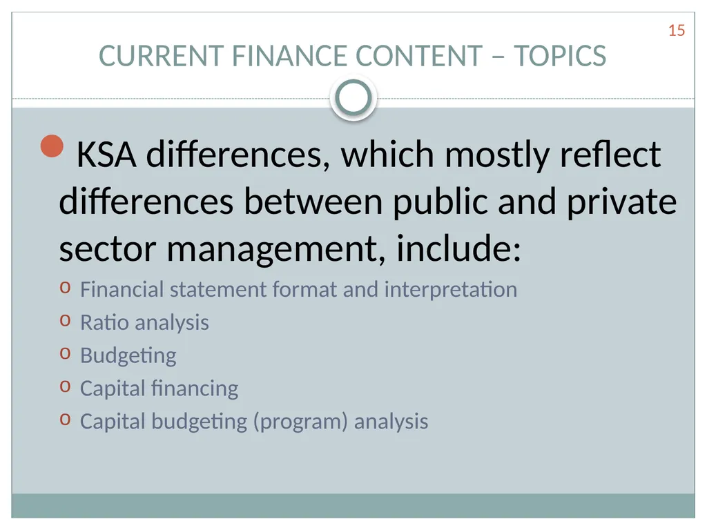 Are we getting the job done? TEACHING FINANCIAL - slide 15 of 20