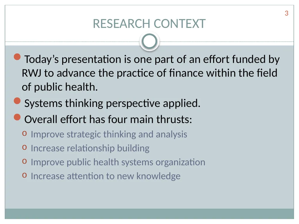 Are we getting the job done? TEACHING FINANCIAL - slide 3 of 20