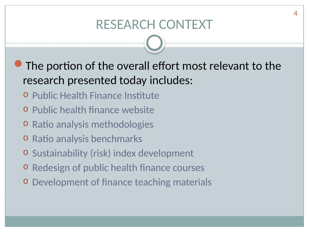 Are we getting the job done? TEACHING FINANCIAL - slide 4 of 20