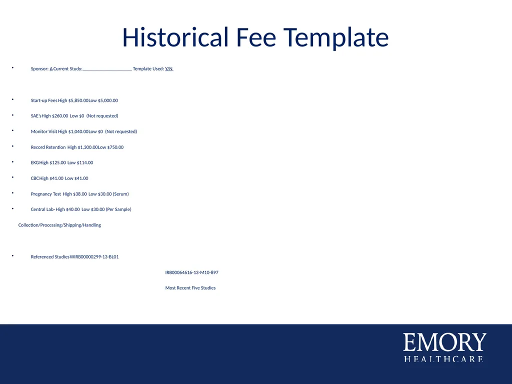 Consistency in OCR Budgeting Based on Historical - slide 13 of 20