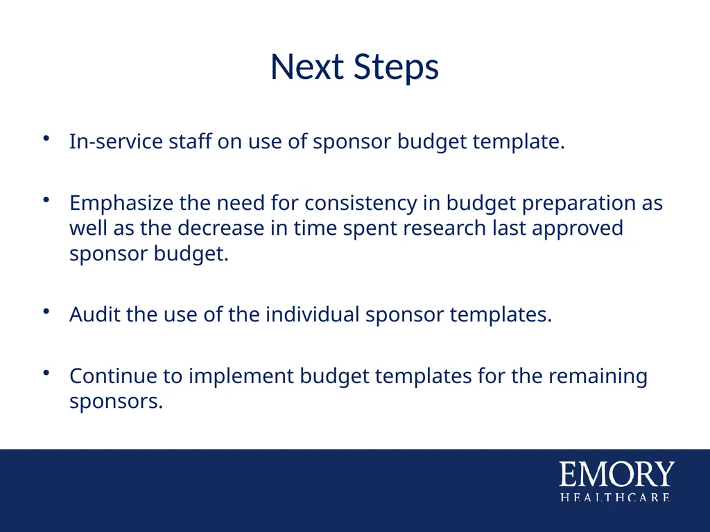 Consistency in OCR Budgeting Based on Historical - slide 18 of 20