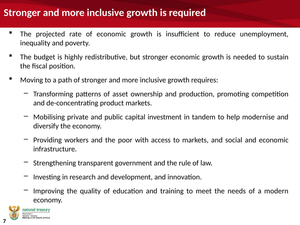 University funding and the budget Commission of - slide 7 of 24