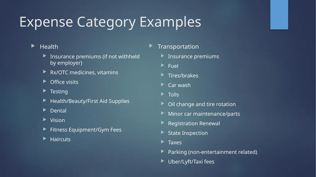 Personal Budgeting Have you ever said to yourself… - slide 9 of 14