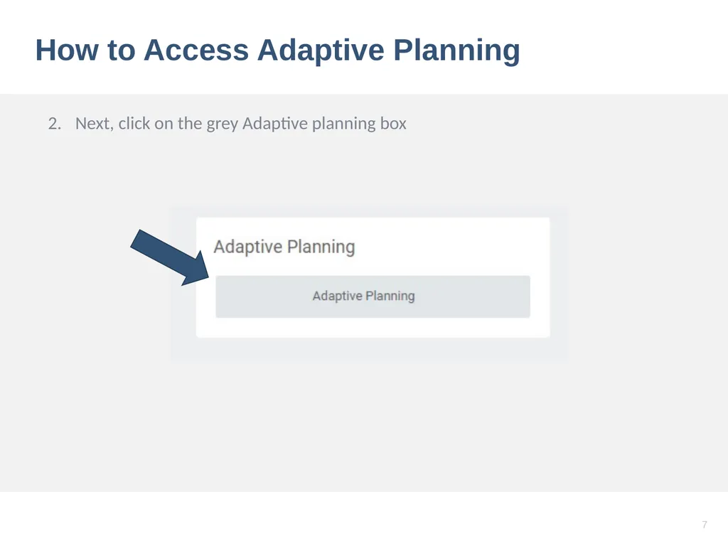 Workday Adaptive Training (Budgeting and - slide 7 of 26