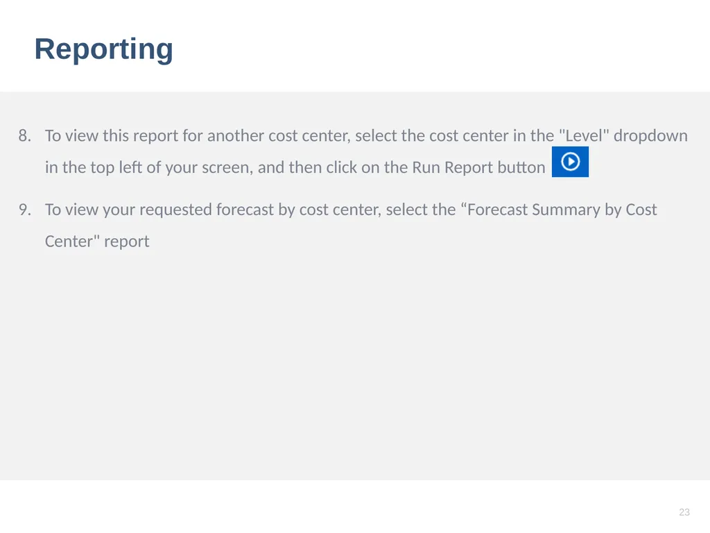 Workday Adaptive Training (Budgeting and - slide 23 of 26