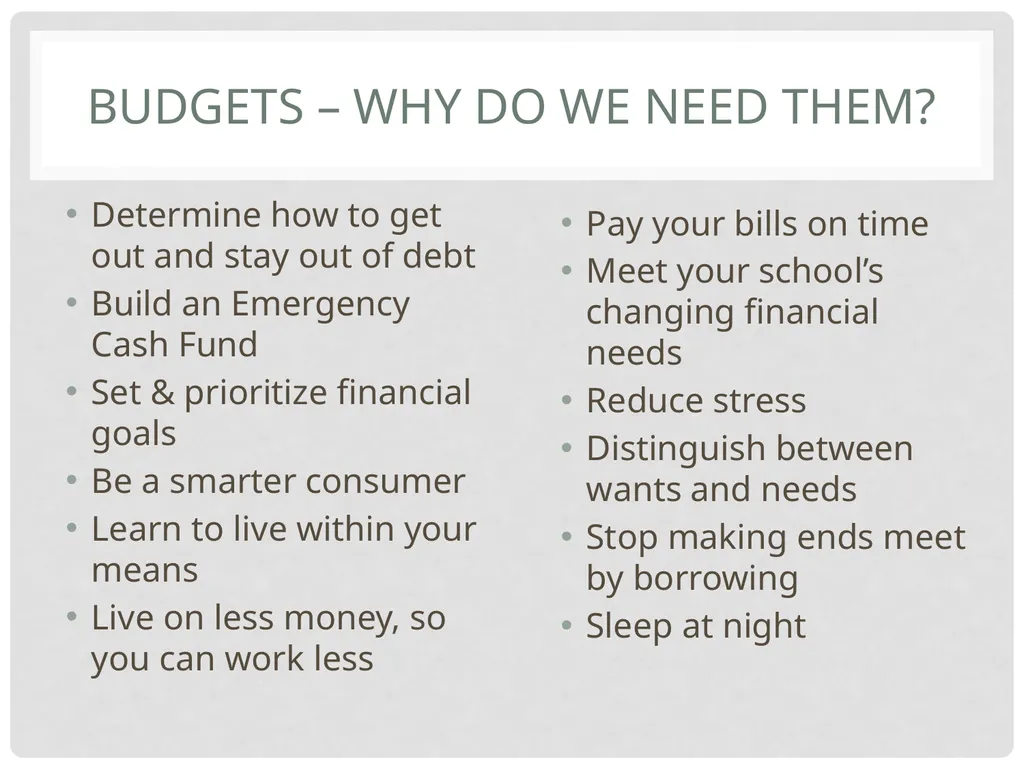 When your Budget wont Making the Hard Financial - slide 13 of 26
