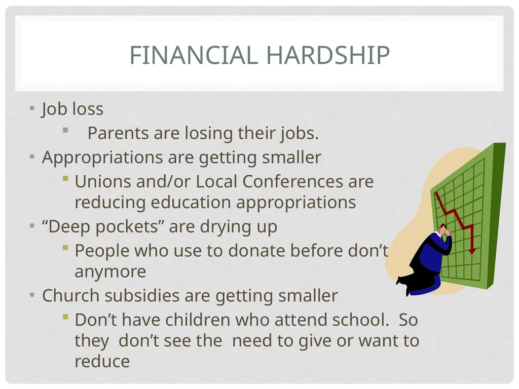 When your Budget wont Making the Hard Financial - slide 8 of 26