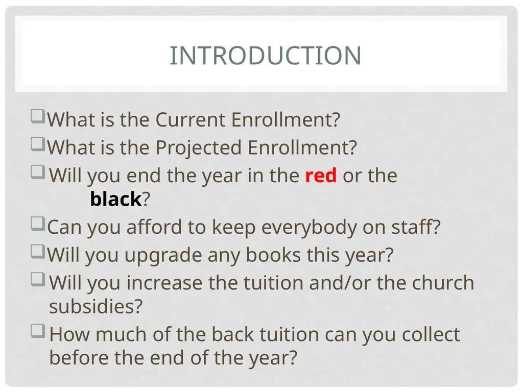 When your Budget wont Making the Hard Financial - slide 3 of 26