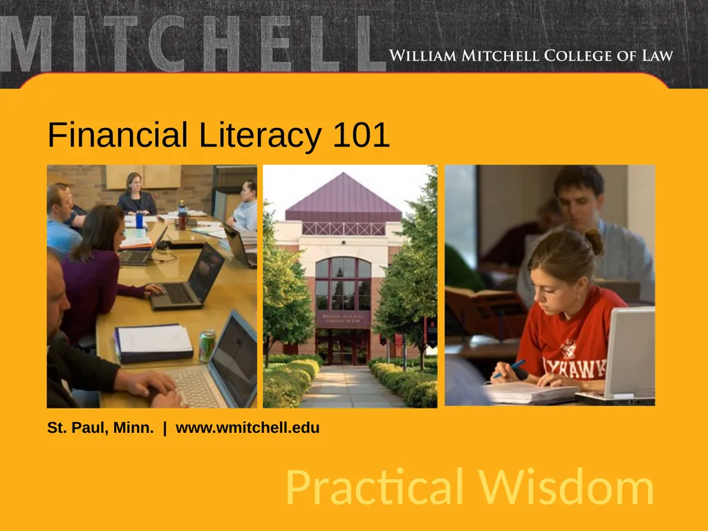 Financial Literacy 101 Back to the Basics - slide 1 of 17