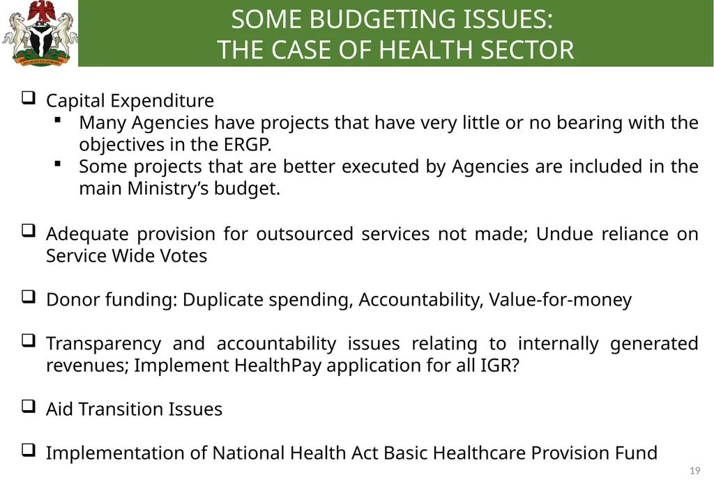 0 EFFECTIVE BUDGETING: TRANSLATING YOUR - slide 19 of 31
