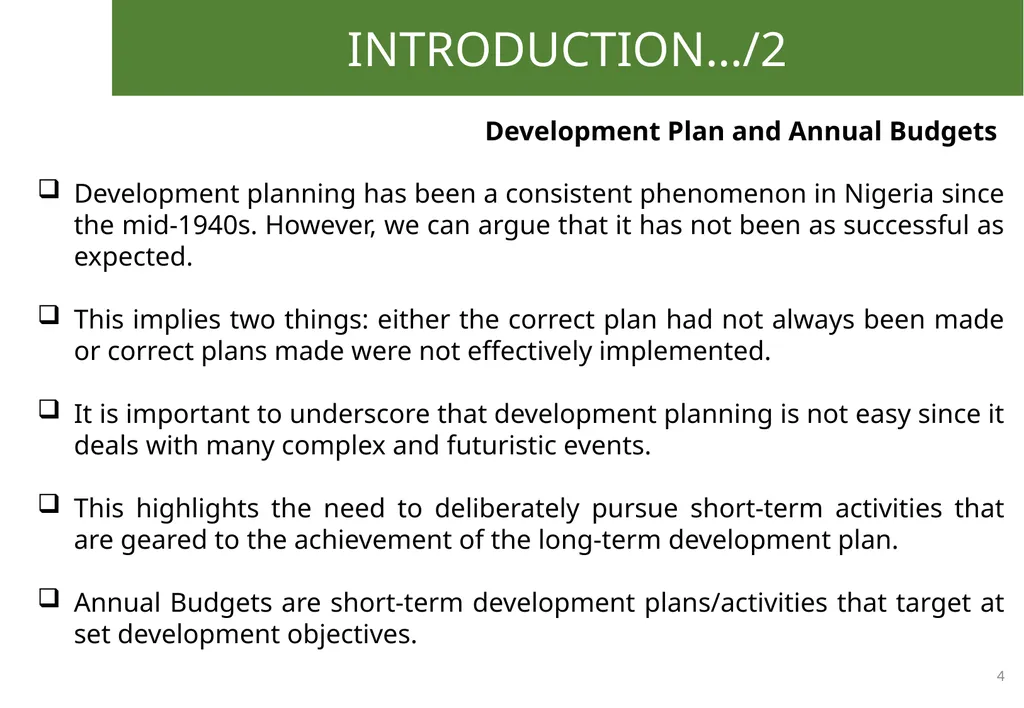 0 EFFECTIVE BUDGETING: TRANSLATING YOUR - slide 4 of 31