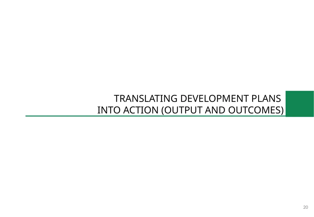 0 EFFECTIVE BUDGETING: TRANSLATING YOUR - slide 20 of 31