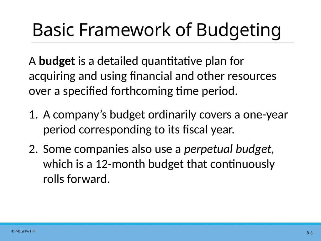 Master Budgeting Chapter 8 Managerial Accounting - slide 3 of 90