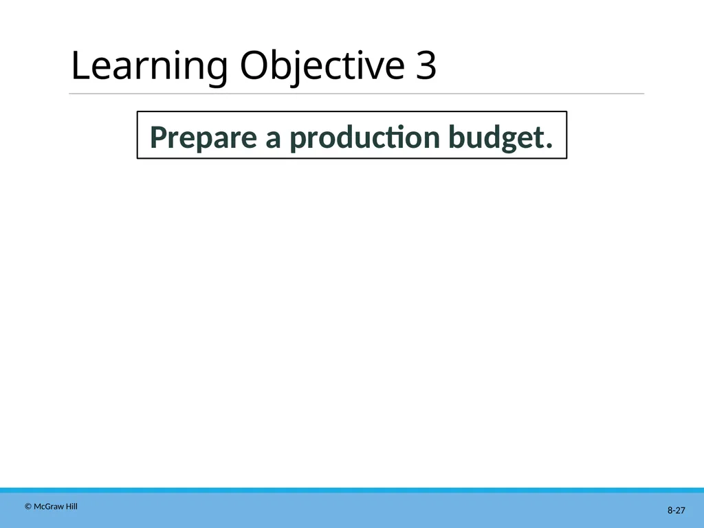 Master Budgeting Chapter 8 Managerial Accounting - slide 27 of 90