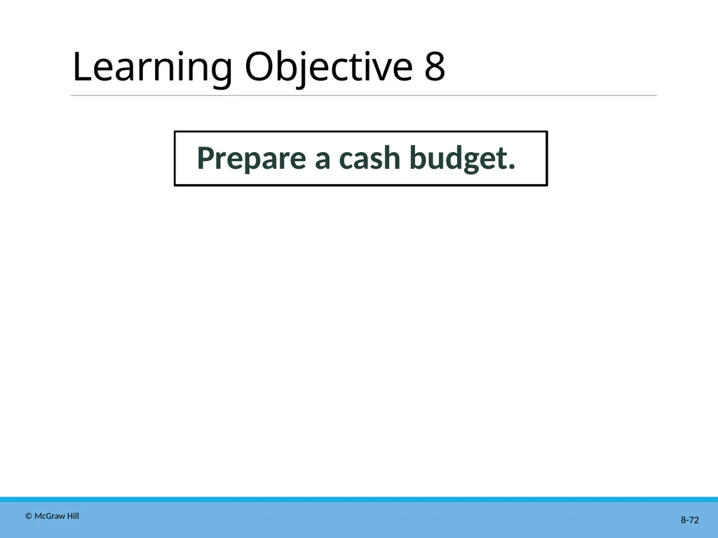 Master Budgeting Chapter 8 Managerial Accounting - slide 72 of 90