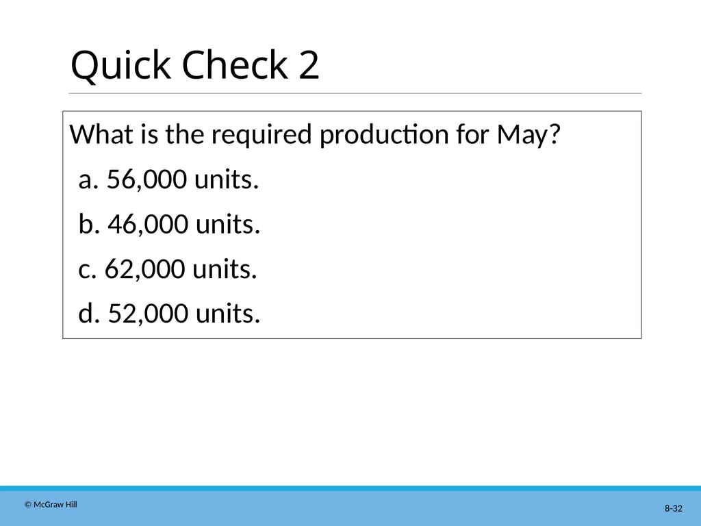 Master Budgeting Chapter 8 Managerial Accounting - slide 32 of 90