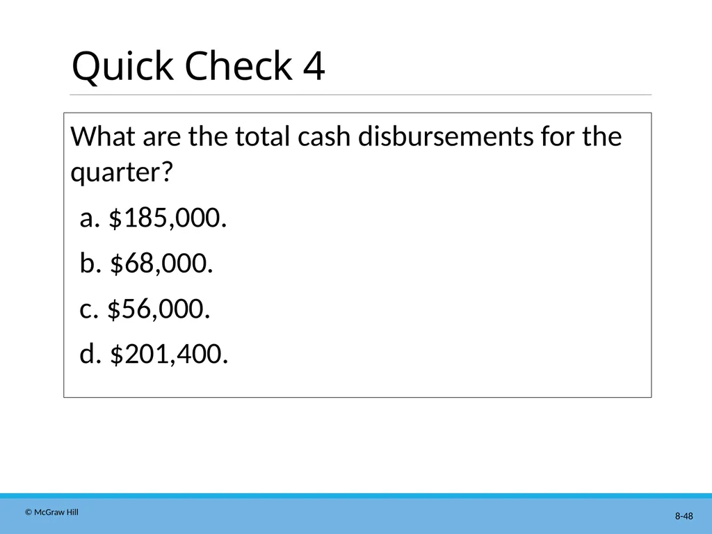 Master Budgeting Chapter 8 Managerial Accounting - slide 48 of 90