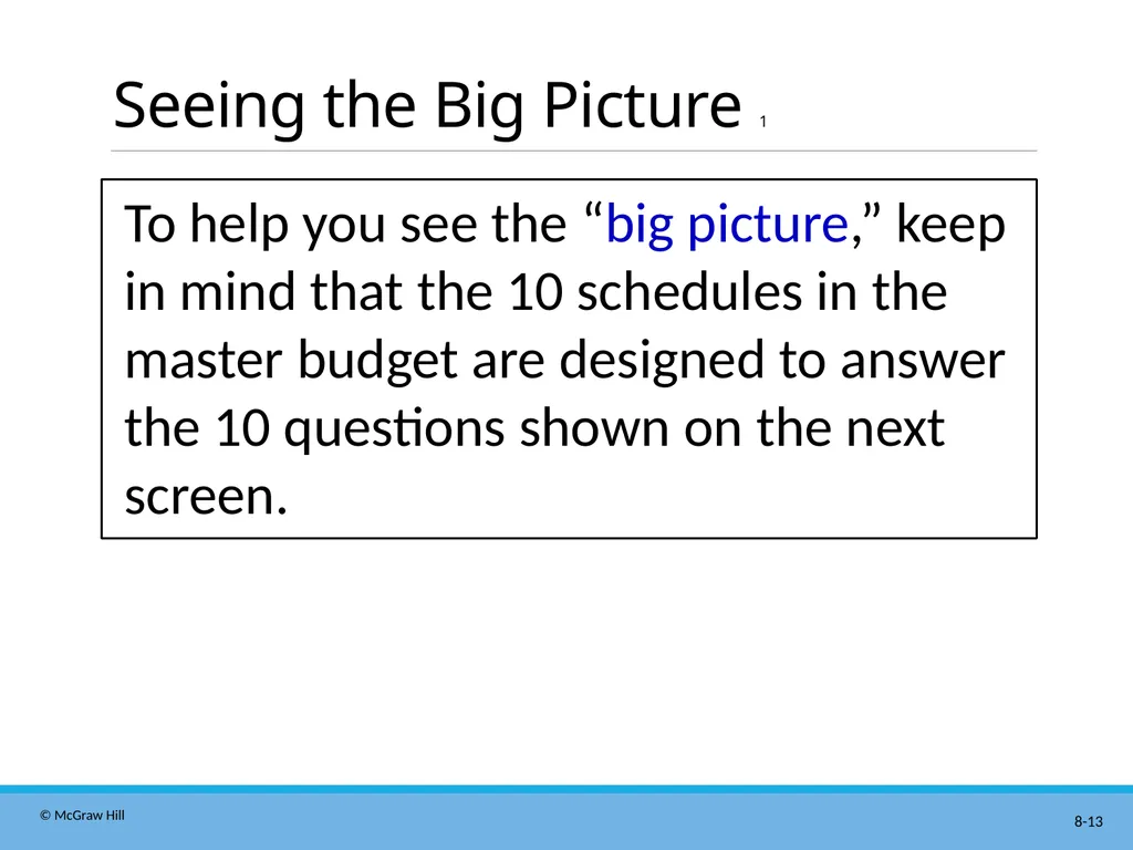 Master Budgeting Chapter 8 Managerial Accounting - slide 13 of 90