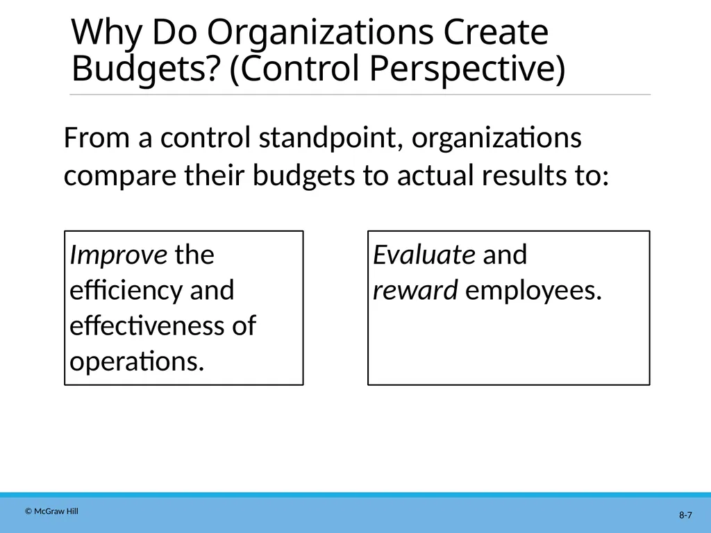 Master Budgeting Chapter 8 Managerial Accounting - slide 7 of 90