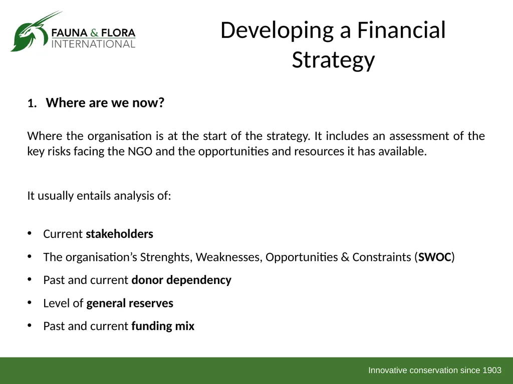 Financial Sustainability Workshop 2013 Day 1 Based - slide 6 of 41