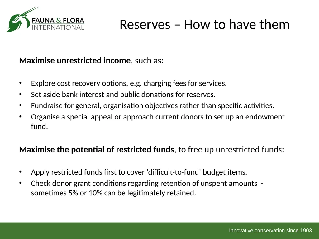Financial Sustainability Workshop 2013 Day 1 Based - slide 29 of 41