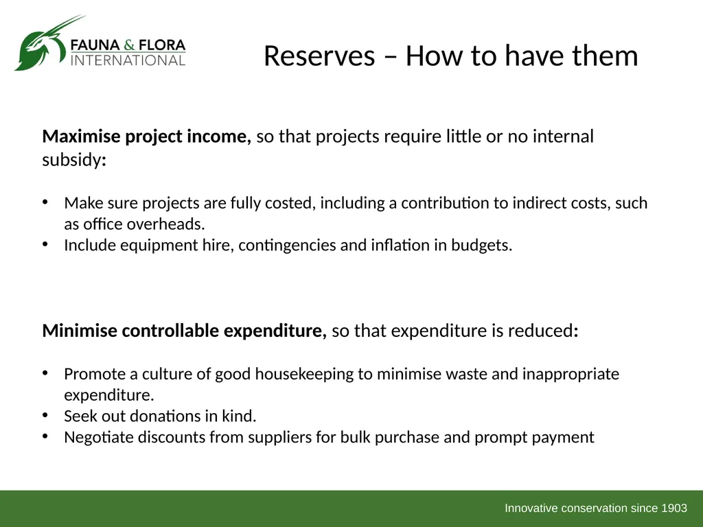 Financial Sustainability Workshop 2013 Day 1 Based - slide 30 of 41