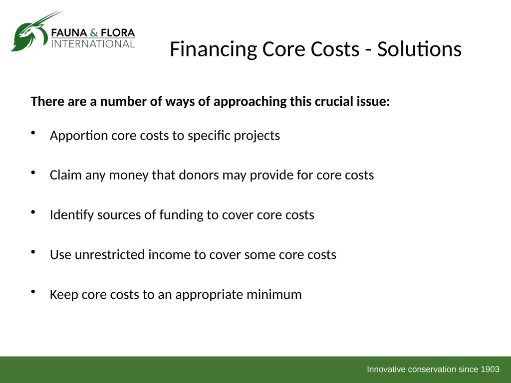 Financial Sustainability Workshop 2013 Day 1 Based - slide 32 of 41