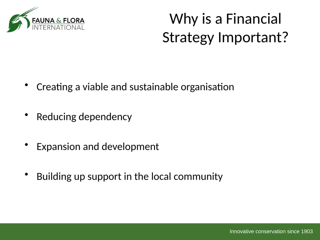 Financial Sustainability Workshop 2013 Day 1 Based - slide 4 of 41