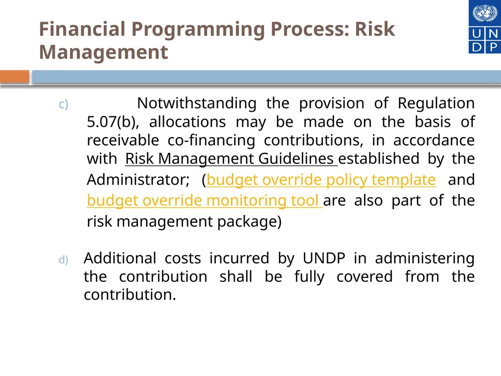 Financial Programme Management at the speed of - slide 39 of 44
