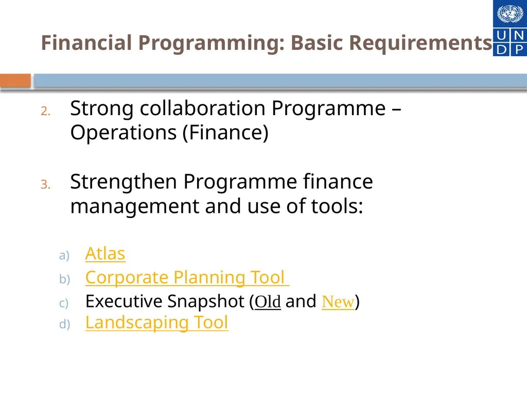 Financial Programme Management at the speed of - slide 40 of 44
