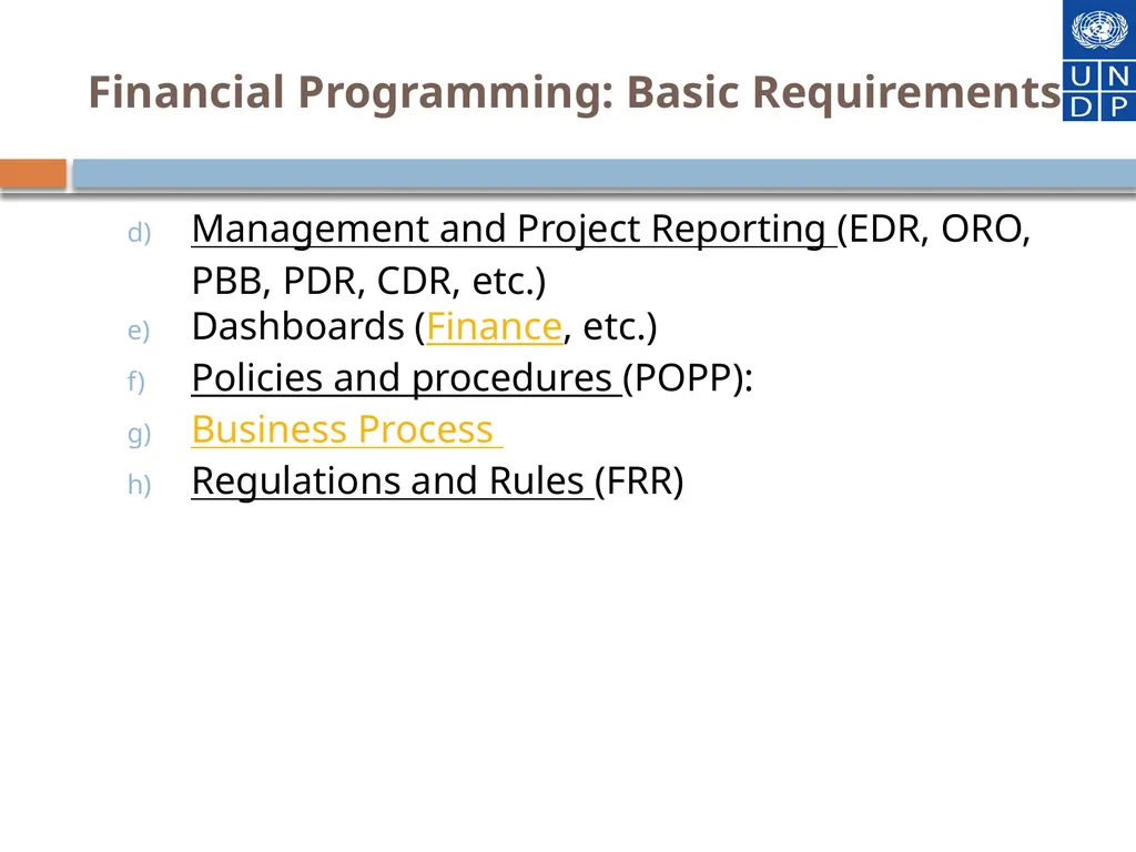 Financial Programme Management at the speed of - slide 41 of 44