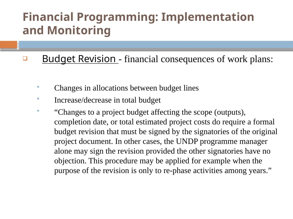 Financial Programme Management at the speed of - slide 32 of 44